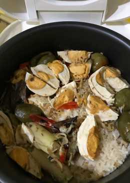 Nasi Liwet pakai Rice Cooker