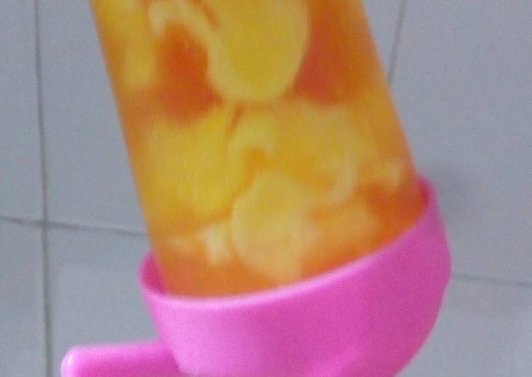 resep Ice lollipop syrup jeruk jelly kids