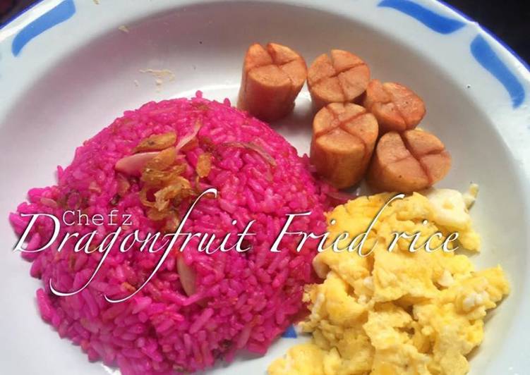  Resep Nasi Goreng Buah Naga  Dragonfruit Fried Rice oleh 