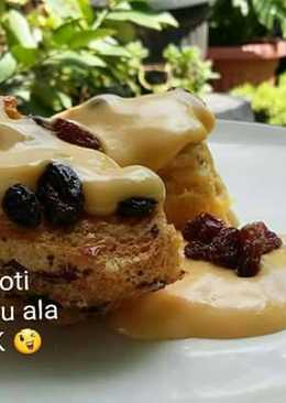 Puding roti cream susu ala bunda JK