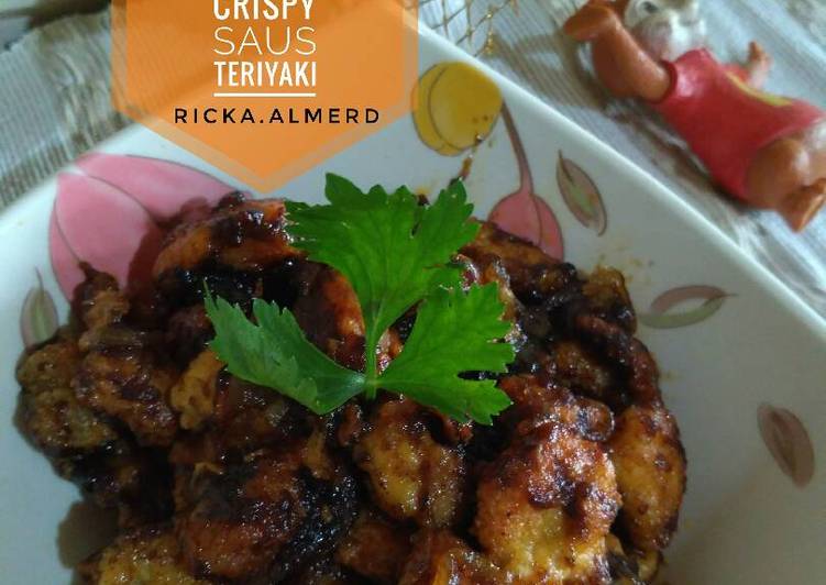 resep makanan Ayam Crispy saus teriyaki