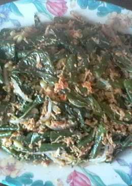 Anyang (urap-urap) Khas Padang