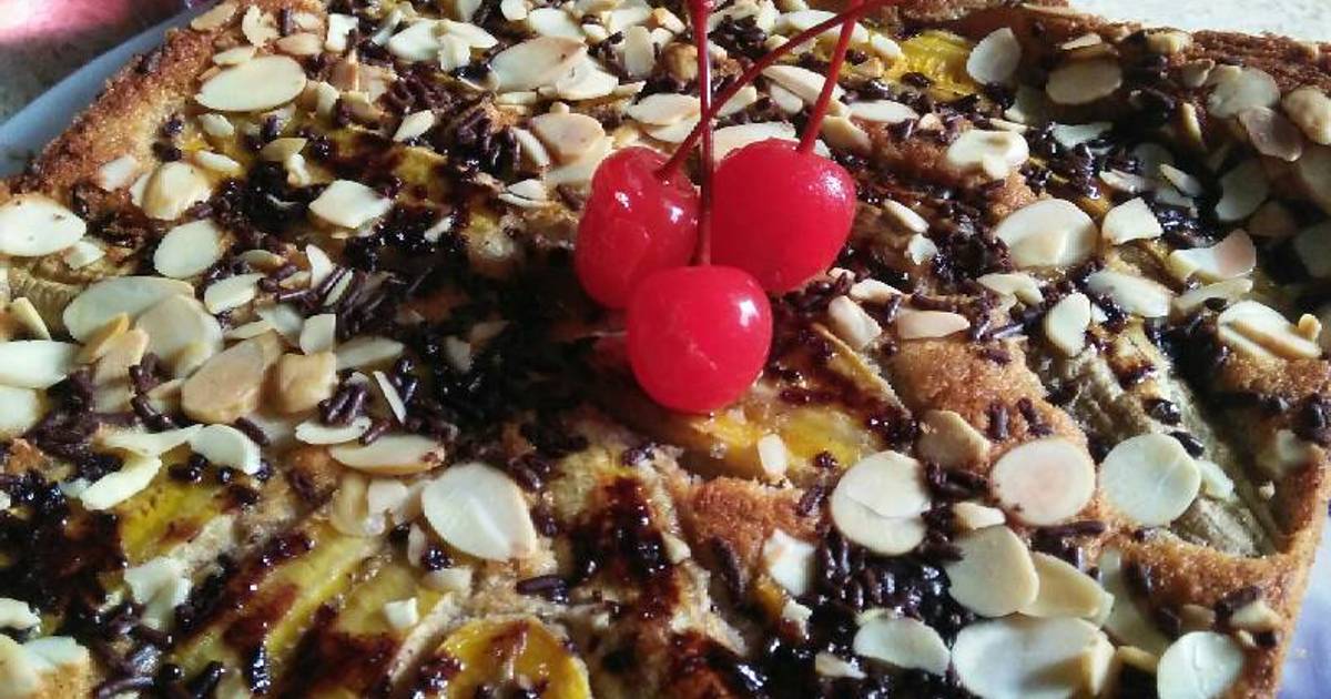 Resep Banana cake putih telur