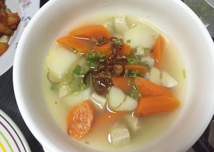 Resep Sup Ayam Sayuran Simple (no msg) Kiriman dari LisKitchenStory