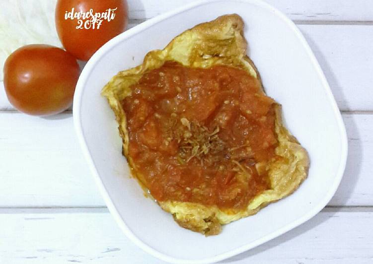 Resep  Telur cah tomat menu diet  debm  oleh Ida Respati 