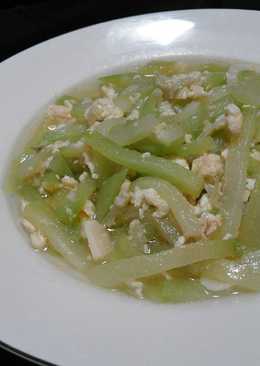 Sayur labu siam tumis telur