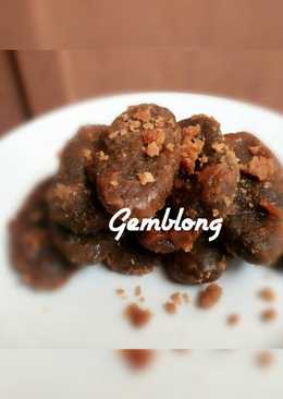 Gemblong gula merah