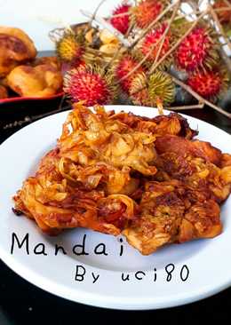 Mandai / kulit cempedak goreng