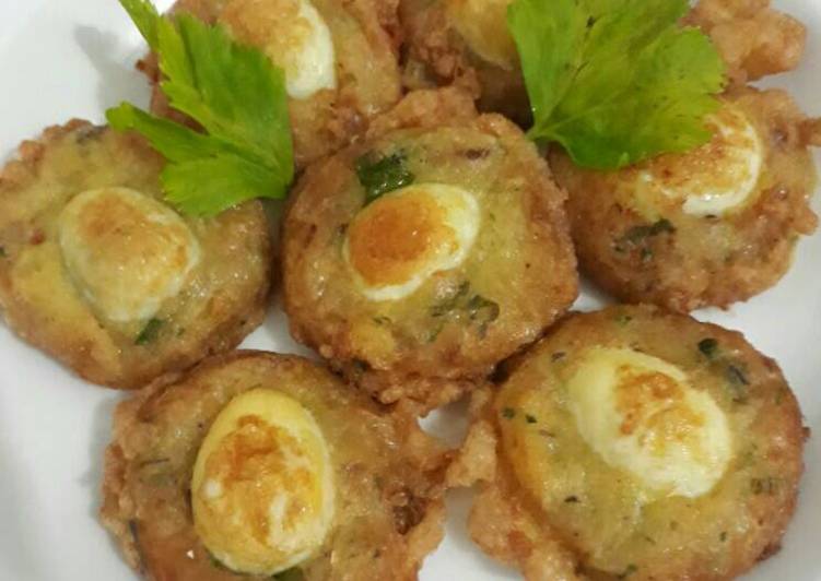 resep masakan Pergedel Kentang Telur Puyuh