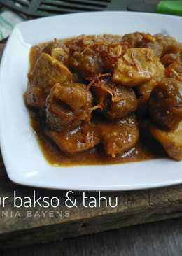 Semur bakso & tahu