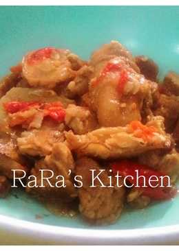 Oseng Daging Sapi Saus Tiram Pedas