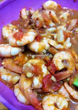 Udang Tumis Saos Pedas