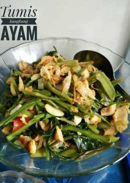 Tumis Kangkung Ayam