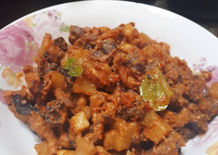 cara membuat Sambal goreng kentang hati ampela