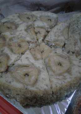 Bolu pisang kukus (no mixer)