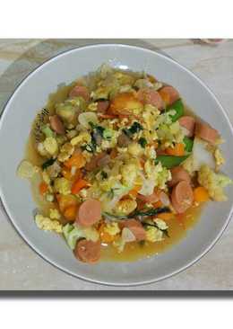 Sayur Capcay Sosis Sapi