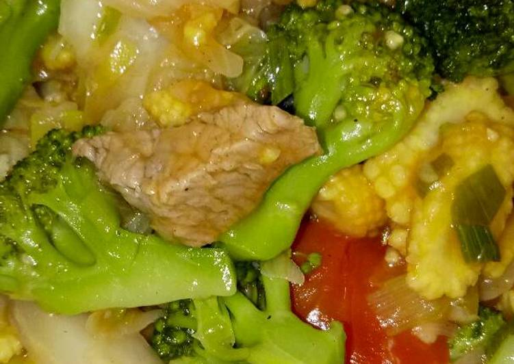 resep makanan Capcay Daging Sapi