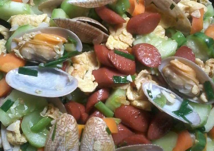 resep masakan Cah sayuran seafood