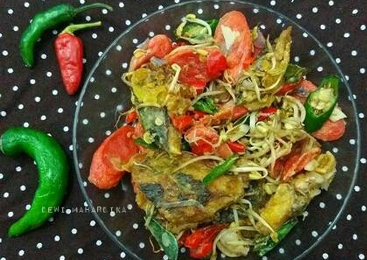 resep lengkap untuk Pindang Tongkol Goreng Tepung Tumis Cabe