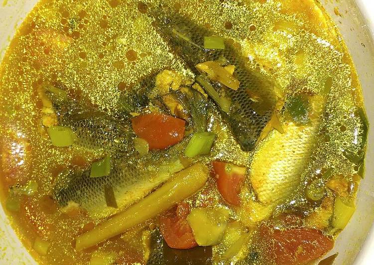 resep makanan Garang asem bandeng asam pedas