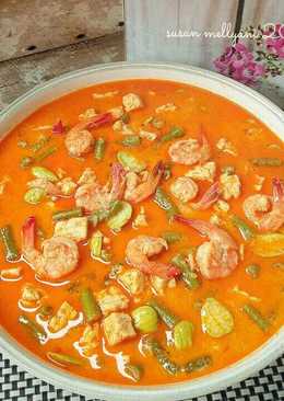 Buncis tempe masak santan