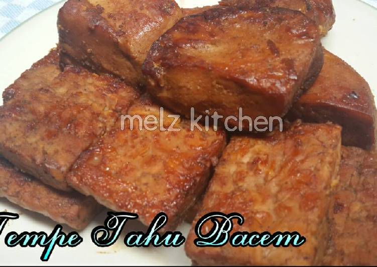 resep makanan Tempe/Tahu Bacem Panggang (Diet)