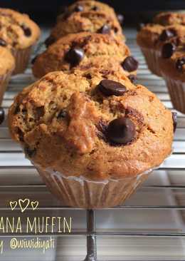 Banana Muffin (Moist, No Mixer, Recommended)