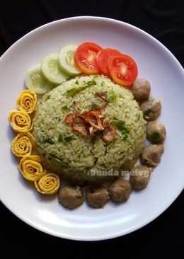 Nasi Goreng Ijo Baso Sapi (#PR_BukanNasiBiasa)