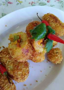 Kroket Kentang simple isi Sayur Kornet