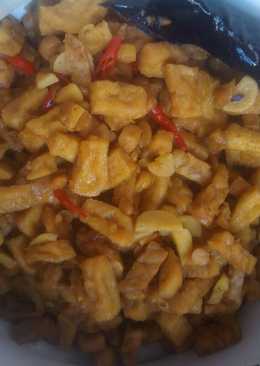 Oseng kering tempe tahu
