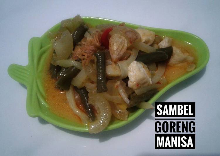 resep lengkap untuk Sayur Manisa (Lontong Sayur/sambel goreng manisa)