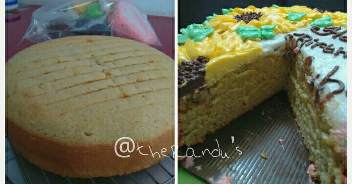 Resep Banana Sponge Cake recook resep Ewi Nerni Resep Banana Sponge Cake recook resep Ewi Nerni