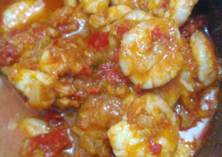 resep Udang sambal terasi