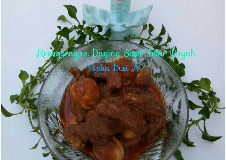 Resep Krengsengan Daging Sapi Telur Puyuh By Riska Dwi A