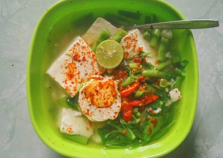 cara membuat Tahu sayur spesial buat diet