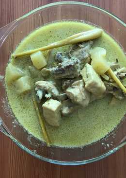 Opor Ayam, Kentang dan Tahu bumbu simple