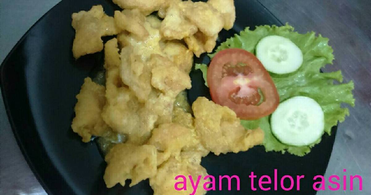 Resep Ayam telor asin ala Adam Maikel