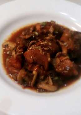 Ayam Kecap with Mushroom (fast, simple n yummy)