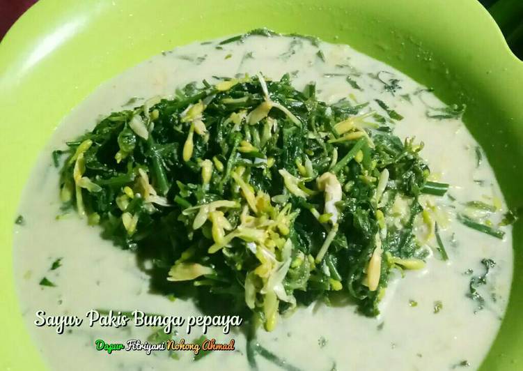 Resep ??Pakis Bunga Pepaya ala Dapur Fitri?? By Dapur Fitri Simple
Cooking