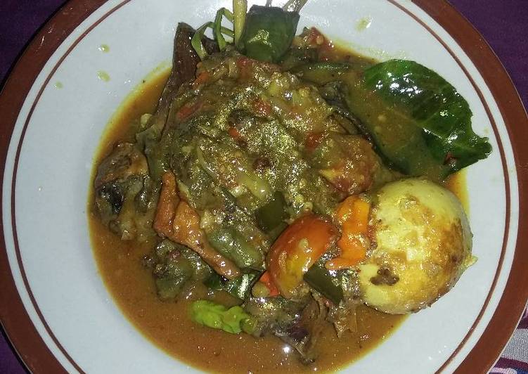  Resep Balado terong ijo mix telor ikan pe dll oleh Mamae 