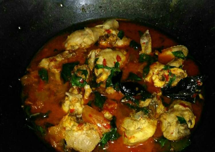 resep lengkap untuk Ayam Rica-Rica Daun Kemangi