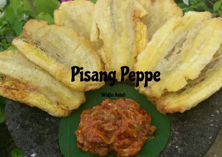 bahan dan cara membuat Pisang Peppe