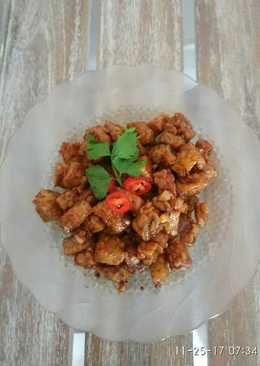 Tempe manis (menu anak)