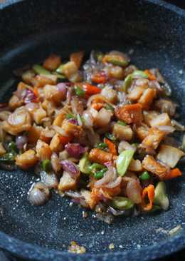 Tumis Bawang Petai Ikan Asin Jambal