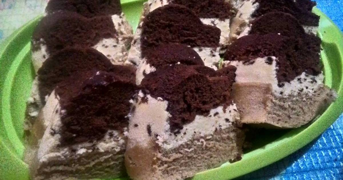 Resep Bolu kukus 3 rasa