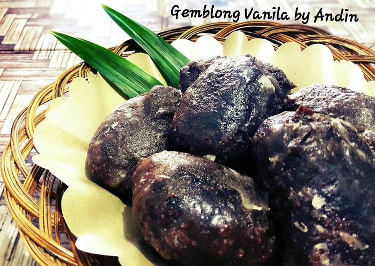 resep lengkap untuk Gemblong Vanila