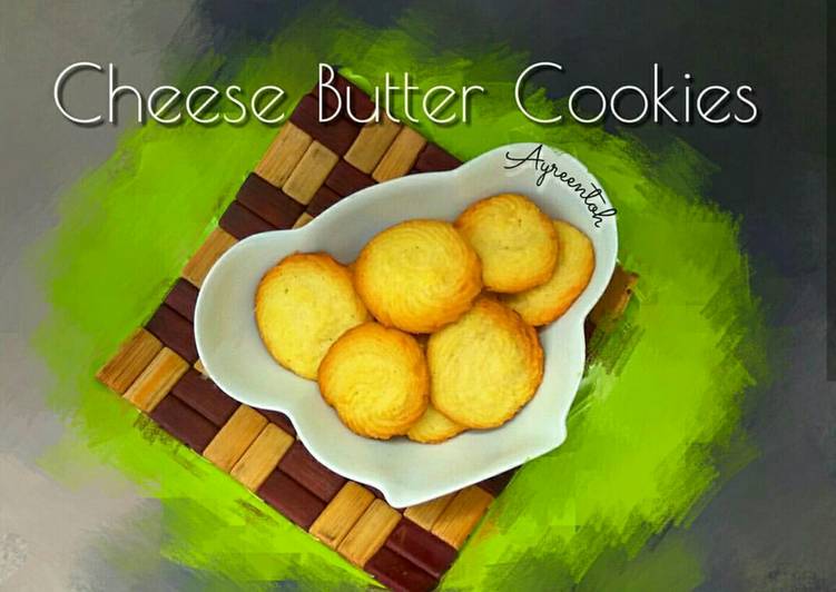gambar untuk cara membuat Cheese Butter Cookies
