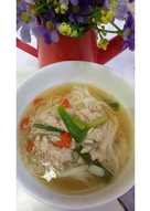 Misua ayam kuah herbal