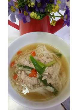 Misua ayam kuah herbal