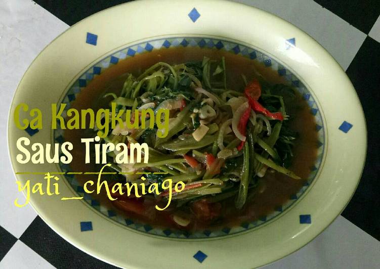 resep masakan Ca Kangkung Saus Tiram